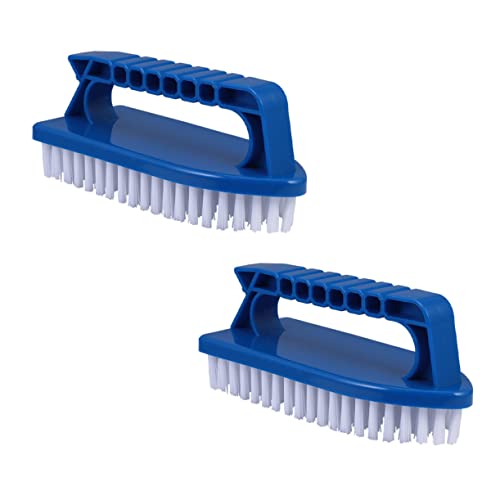 Sosoport Multi-Purpose Pool Cleaning Brush Non-Slip Handle for Tiles Shower Sink and Industrial Use