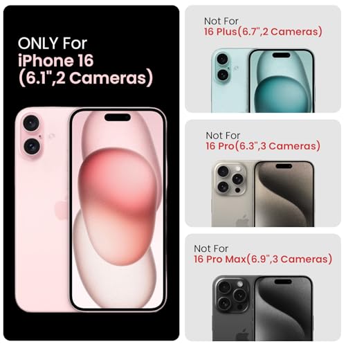 Image of FireNova Designed for iPhone 16 Case, Silicone Upgraded [Camera Protection] Phone Case, Soft Anti-Scratch Microfiber Lining Inside, 6.1 inch, Calke Green