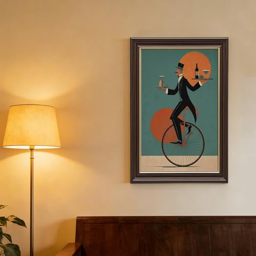 Poster monocycle pour mur vide : la solution déco salon et chambre