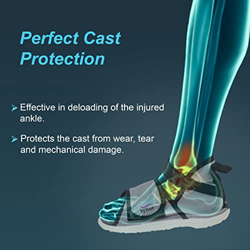 Tynor Cast Shoe Rocker Sole, Grey, XL, 1 Unit