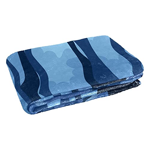 Couverture chaude forêt plaid canapé lit isolant camping plage - 3