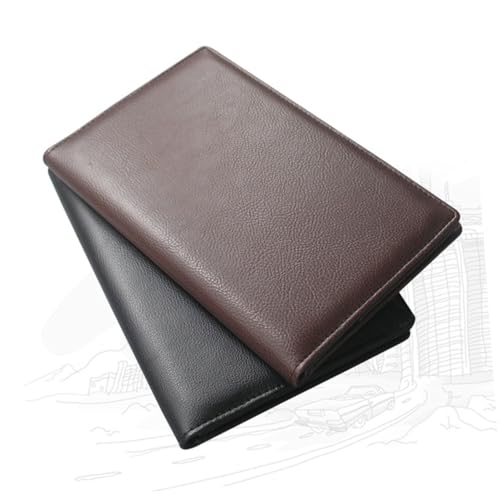Porte-menu de restaurant en similicuir café Mipcase élégant et compact
