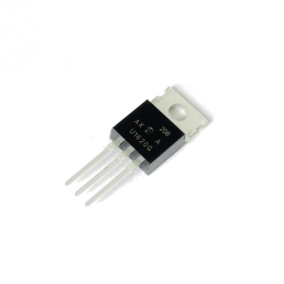 TQDLYKHS New 8Pcs for U1620G U1620RG MUR1620 MUR1620CT MUR1620CTA MUR1620CTG MUR1620CTRG TO-220 Ultrafast Rectifier 16A 200V Fast Recovery Diode U1620