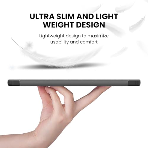 Image of MOCA Case for Xiaomi Mi Pad 8 /8 Pro Mi Pad 7 /7 Pro 11.2 Inch Tablet, Magnetic Flip Stand Cover with Stylus Holder, Transparent Back, Auto Wake /Sleep, Slim Shockproof Protective Shell Black