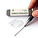 JESANWOO Sand Erasers for All Pen Types, 3-Pack Frosted Block Erasers – Clean, Non-Toxic Correction for School & Office Supplies