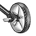 Caddytek CaddyLite One Swivel Version 8 Golf Push Cart Version 8 – 3-Wheel, 360° Swivel Front Wheel, One-Click Folding, Lightweight, Adjustable Handle
