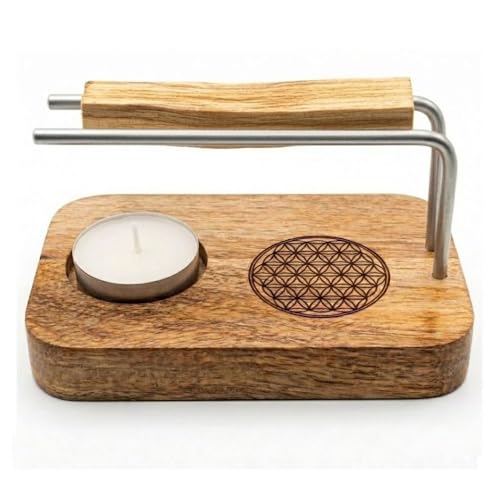 Brûleur de Palo Santo - Kit Complet - Inclut Bougie + Bâton de Palo Santo – Accessoire pour...