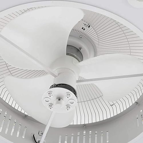 Luz invisible ventilador de techo para comedor y salón moderno 6