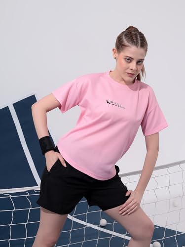 Image of Kvetoo Women Apple Cut Gym T Shirt Breathable Workout Tee Slim Fit Activewear Top Sports Training Yoga T Shirt Women