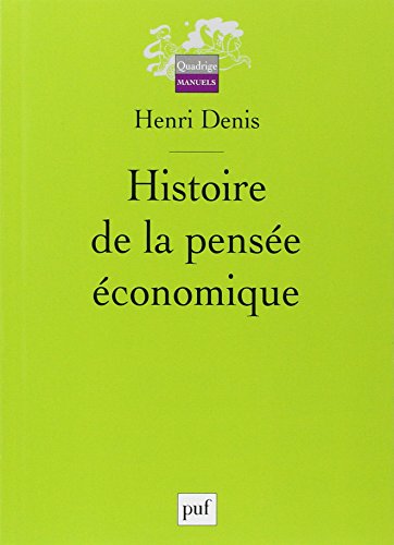 Télécharger Histoire de la pensée économique Gratuit