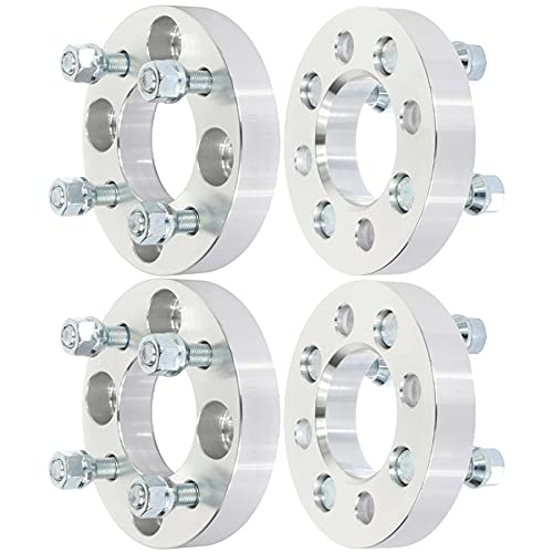 SCITOO 4X 1 inch Wheel Spacers 4 Lug 4x100mm to 4x100mm 12x1.5 Studs 67.1mm Compatible with for Cobalt Wheel Spacers for Neon Wheel Spacers for Prelude Wheel Spacers