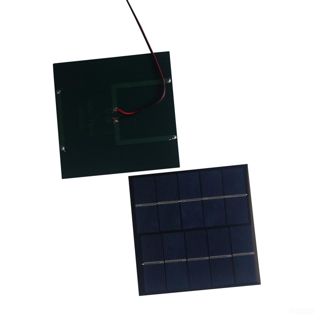 Source d'énergie fiable facilement connectable avec le câble de 12 à 15 cm des panneaux solaires de 1 2 W (1 pièce)