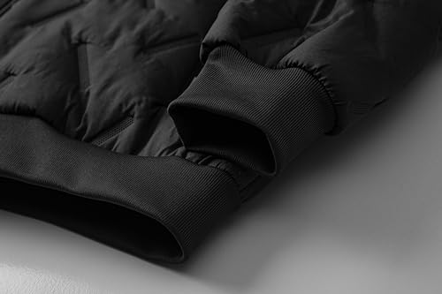 Men's winter jacket, lambswool lining, zippered thermal jacket, thermal outdoor casual jacket. 5