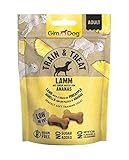 GimDog TRAIN & TREAT - Lamm mit Ananas - Getreidefreie Leckerlis mit geringem Fettgehalt als idealer Trainings-Snack - 1 Beutel (1 x 125 g)