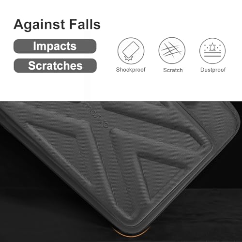 Image of MOSISO 18-18.5 inch Laptop Hard Case, 18 inch Shockproof Waterproof Laptop Case Hard Shell Compatible with ASUS HP Dell Lenovo, Carrying Sleeve Computer Bag with Sturdy Handle&Front Pocket&Belt, Black