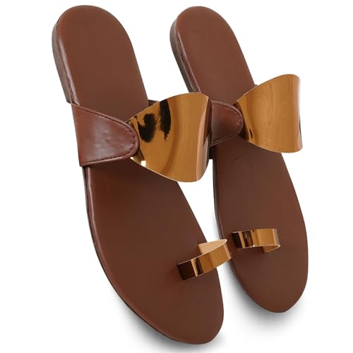 Image of DFR Women Casual Cushioned Flat Slippers Woman