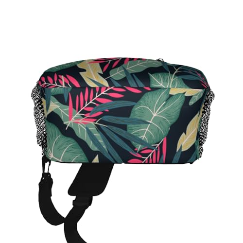 Crossbody Sling Leaves Pattern Backpack Chest Bag Waterproof Daypack Fanny Pack Cross Body Bag for Women Men Travel Shopping Leisure Sport3