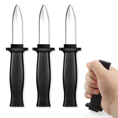EAVUYIS 3pcs Coltelli da Pugnale a Scomparsa in Plastica Coltellini Finti con Lame Retrattili Giocattoli a Scatto Magici per Scherzi Trucchi Giochi per Bambino Bomboniere Carnevale Halloween