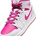 Jordan Air 1 Mid Grade School Iris Whisper/Fire Pink-White FD8780-500 7Y