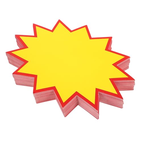 Panneaux de prix vierges 18x24.5 cm Healvian à forte adhérence pour signalétique grand format