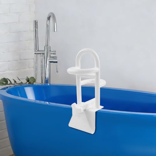 Barandilla para bañera ajustable de 8-17 cm con triple asa de seguridad para mayores 5