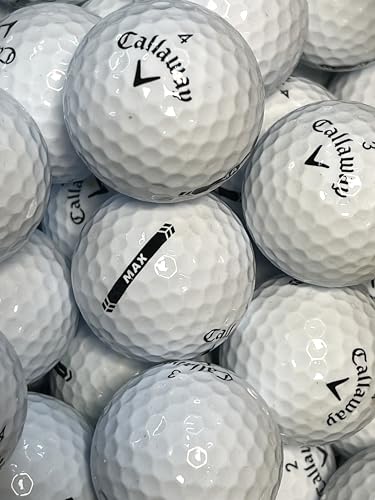 Golf Ball House…12 Supersoft MAX Golf Balls for Callaway/White/Near Mint (AAAA) / Used-Recycled w/Mesh Bag