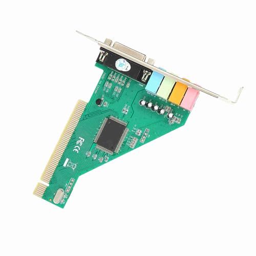 Crystal Clear Sound Card Channel 4.1 pour Le Bureau D'ordinateur Interne Karte CMI8738, DLS Sound...