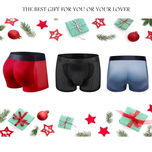 Jockmail BS Mens Butt Padded Underwear Mens Mesh Shapewear Boxer Briefs thumb #5