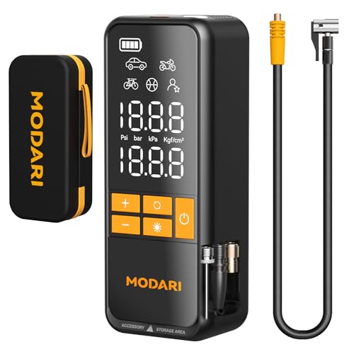 MODARI Tire Inflator Portable Air Compressor, 5X Faster 160 PSI Portable Tire Inflator for Car with...
