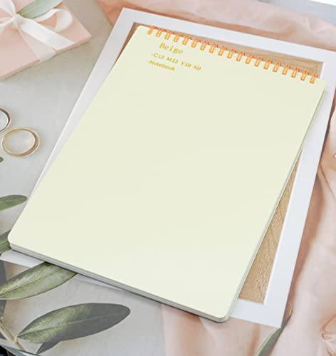 Top Bound Spiral Notebook, 4 Pcs 4 Color 9.8 Inch X 6.9 Inch B5 Size Thick Plastic Hardcover 7Mm College Ruled Paper 80 Sheets (160 Pages) Journal For School And Office Supplies (4 Pcs B5) #TOP7