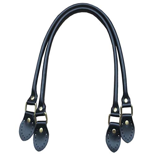 Creatwls Paar 24 Zoll Leder Ersatzgriffe Taschengriff Geldbörsen Riemen Handtaschen Umhängetasche Riemen, Taschenbügel Taschenzubehör Weiche Kuh Lederriemen, Geldbörsenzubehör Cover