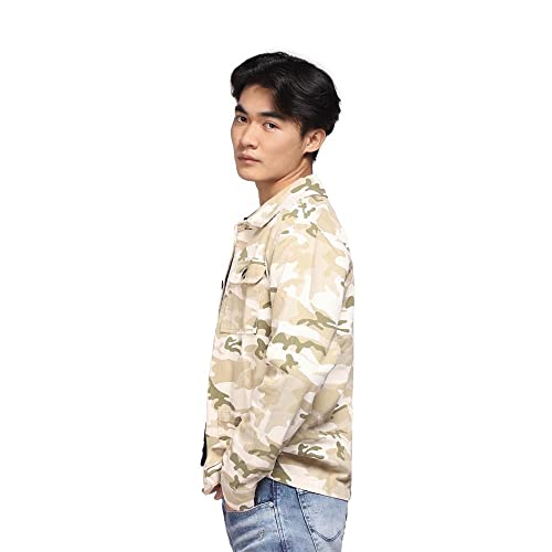 Image of JACK & JONES Men's Cotton Short A-Line Coat
