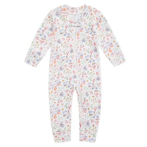 Image of Owlivia Organic Cotton Baby Boy Girl Zip up Sleep N Play, Footless, Long Sleeve