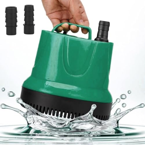 Image of Jainsons Pet Products 60W Submersible Water Pump RS-5000R | 2500 Litres /Hour | 3m Max Lift | 220V AC for Fish Tank, Fountain, Hydroponics