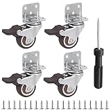 herrajes para muebles de cocina capital federal [En Forma de L y con Diseño de Freno] --- Las ruedas giratorias de 50 mm con freno tienen una apariencia en forma de L, la superficie está cromada, se fijan cinco orificios de montaje y la parte inferior tiene un diseño de freno. Ruedas giratorias de 50 mm con freno La estructura es más estable, más segura, no se deforma fácilmente, es resistente al óxido y a la corrosión, se puede usar en interiores y exteriores.