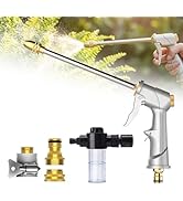 Turn Any Hose Into a High Pressure Water Cleaning Jet, 2026 Upgrade Jet Nozzle Power Washer for G...