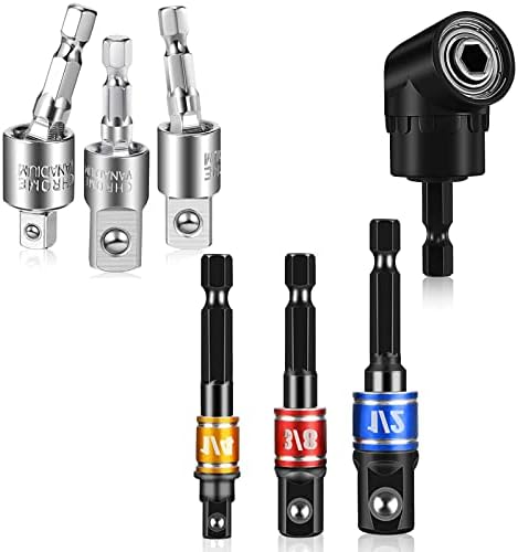 Impact Grade Power Hand Tools Driver Sockets Adapter Extension Set ...