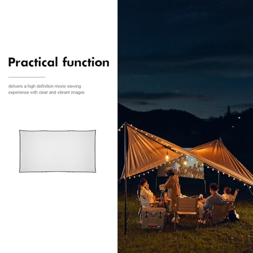 Pantalla portátil plegable doble cara UKCOCO para proyección miniatura 5