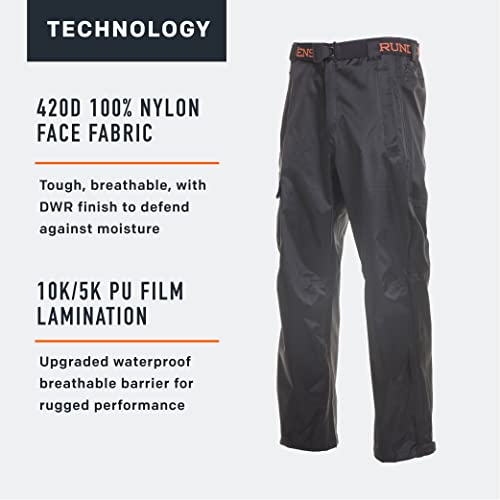 Grundéns Men's Weather Watch Pant | Updated | Waterproof, Stain-Resistant, Black, Large #TOP3