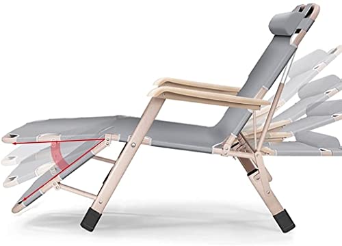 Tist Folding Lounge Chair, Office Nap Bed, Beach Nap Chair, Backrest, Home Balcony, Leisure (Size : Black) #TOP1