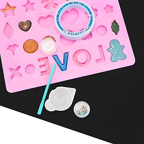 image for Gartful 3Pack Silicone Sheet for Crafts, Resin Jewelry Casting Molds M