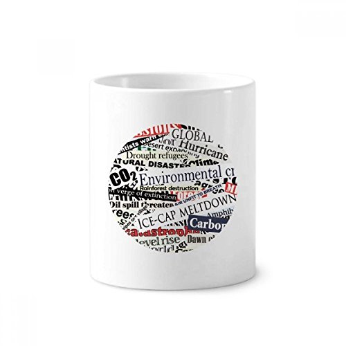 Porte-brosse à dents en céramique avec motif veines blanches, tasse de 350ml pour stylo