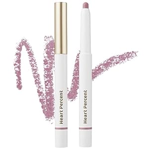 Heart Percent Dote On Mood Lip Liner Pencil, Long-Lasting Creamy Lip Crayon Smooth Lipliner Retractable Lipstick Overlip Line Color 0.8g, #08. Cloudy Mauve