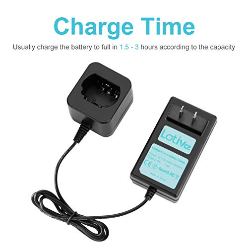 Lotive Lithium Battery Charger Compatible with Dewalt 8V DCB080 DCF680N1 DCL023 DW4390 DCF680N2 DCF680G2 DCB095 DCF680 DCF682 Battery(NOT for NI-MH/NI-CD Battery)