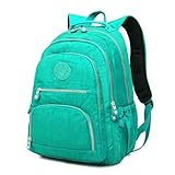 Mochila Bolsa Leve Fofa Moderna Feminina Escola Faculdade Trabalho Viagem Academia Passeio Grande Espaçosa Estilosa Fashion Menina Estudante Casual Dia a Dia Confortável Durável Unisex Qualidade Verde