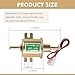 Titgoes Electric Fuel Pump, 12V Low Pressure Inline Fuel Pump, Fit for All 12 Volt Cars, Trucks, Boats, Carburetor, Lawnmower and Generators (Gold)