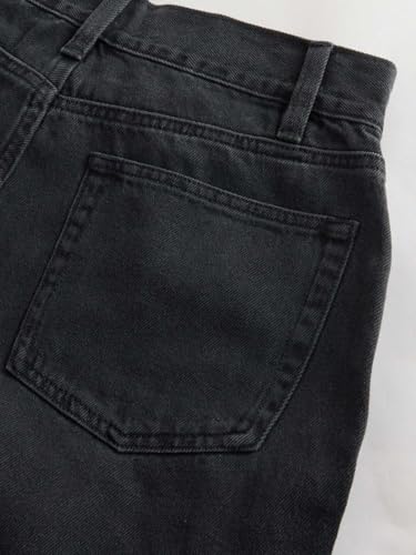 Image of KOTTY Women's High Rise Wide Leg Jeans|Cotton Blend Straight Fit Denim|Trendy Comfortable Casual Wear