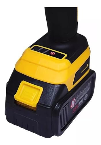 Chave De Impacto Furadeira Parafusadeira 48v Brushless Profissional Com 2 Baterias 35 Peças