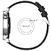Disscool Replacement Adjustable Wristbands 18mm Compatible with Huawei Watch GT5 Pro 42mm/GT5 41mm/GT4 41mm Soft Silicone Wrist Strap with Quick Release Smart Watch Accessories(Black)