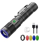 Lampe Torche LED Multifonction – Point Vert/rouge/bleu – Pour Chasse – Avec Kit Batterie